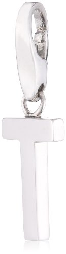Giorgio Martello Milano Damen-Charm 925 Sterlingsilber Buchstabe T 302-805309
