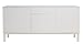 Produktbild Tenzo 2275-477 Patch - Designer Sideboard, lackiert, matt, Untergestell Eiche massiv, weiß gebeizt, 85 x 179 x 47 cm (HxBxT)