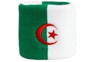 Digni® Poignet éponge avec Drapeau Algerie