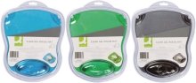 Preisvergleich Produktbild Q-Connect KF20086 Mousepad mit Gelauflage grün / klar