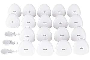 EUDEMON Three-Hole Socket Covers Baby Safety Outlet Plug Covers to Prevent Electric Shock (18 Pack, White)