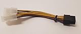 2x 6pin PCIe Anschluss (Buchse) auf 1x 8pin PCIe Anschluss (Stecker)