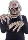 Xtreme Zombie Kit Light Up Mask and Hands New Haloween