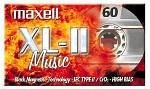 Preisvergleich Produktbild Maxell XL II 60 Audio-Kassette (60min)