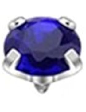 Paula & Fritz® Dermal Anchor Aufsatz Zirkonia Line 5mm in 9 Farben blau SAS31-5-B