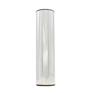 Professional Stainless Steel Cylinder Sand Shaker Rhythm Musical Instruments Metal Hand Percussion Silver