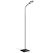 Produktbild Aglaia Stehlampe Dimmbare, Touch Stehleuchte LED Schwenkbare 6.8W mit 3 stufen Helligkeit, 4000K Natur Weiß für Schlafzimmer, Wohnzimmer (Schwarz)