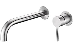 MICE COLLECTION IMEX ETNA GLT023/AC Rubinetto lavabo da incasso, acciaio inox S316, serie Mosca