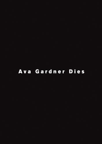 Preisvergleich Produktbild Joseph Bartscherer: Ava Gardner Dies