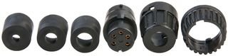 CONXALL6282-5SG-3XX Circular Connector, Mini-Con-X Series, Receptacle, 5 Contacts, Socket, Solder, Cable Mount (1 piece)