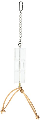 Featherland Paradise Creative Foraging Systems, Hanging Pet Feeder, Requires Balance & Coordination, 3 Sliding Doors