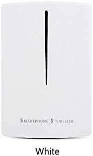 Mobile Phone Sanitizer UV Light Cell Phone Disinfector Smartphone Portable Sterilizer and Phone USB Charger (White)