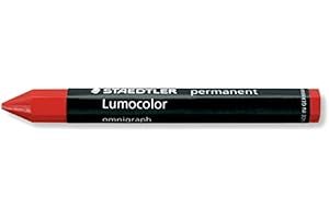 Lápiz cera Staedtler Lumocolor Omnigraph rojo (12 unidades)