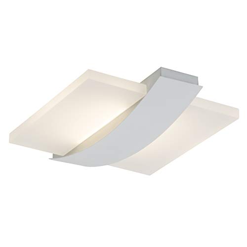 Preisvergleich Produktbild Brilliant Solution LED Deckenleuchte 37cm quadratisch dimmbar durch EasyDim-Technologie weiß Architecture Stil 2100 Lumen, LED integriert