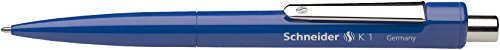 Schneider Schreibgeräte Druckkugelschreiber K 1 blau, M blau, dokumentenecht