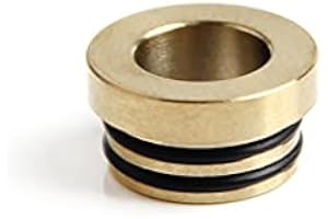 RUIYITECH Stainless Steel 810 to 510 Adapter Heat Dissipation Drip Tip Adapter for 810 Tanks (Gold)