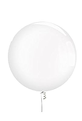 globolandia - 10 Ballons géants blancs diam. 50 cm