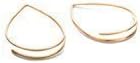 By Boe - Dainty Teardrop Stud Earring - E1g - 925er Silver Plated - 3 cm