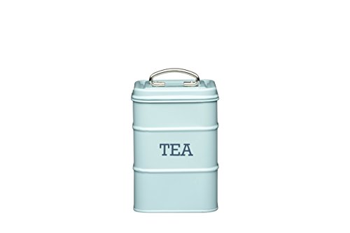 Kitchen Craft Living Nostalgia Tea Contenedor de Té, Azul (Vintage Blue)