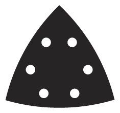 Preisknaller: 50 Stück Delta Schleifscheiben 93x93x93 mm K 80 kletthaftend