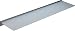Produktbild IB-Style - Glasregal SATINIERT + Klemmleiste für 6 und 8 mm Böden mm SILBERMATT | Stärke 8 mm | 6 Abmessungen | Klarglas oder Satiniert | 600x300x8 mm SATINIERT - Regalsystem Wandregal Glasablage Glasboden Glasplatte Glas regal Badablage Wandablage