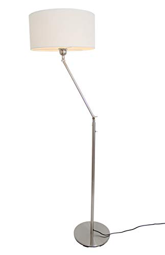 Lámpara de pie con pantalla blanca de diseño Kaja FL - 10409-164 cm