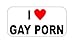 Produktbild (3) I Love Gay Porn Funny Hard Hat / Helmet Stickers by JS Artworks
