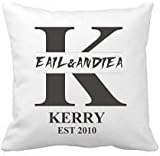 Customized Pillow Cover Round Words ABD Extra 18 X 18 Standard Family Gift Pillowcase (One Side)