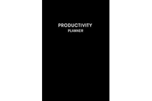 Productivity Planner: Productivity Journal / Daily & Weekly Planner / Schedule Organizer - Non Dated 9' x 6' - Crush Your 2018 & 2019 Goals (Productivity and goals planner)
