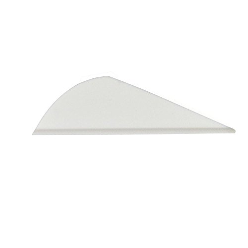 SHARROW 100pcs Plume de Flèche 2 Pouces Fletching Empennage de Flèche en Plastique Tir à l'arc Chasse
