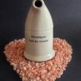 Salt Inhaler with 100% Pure Himalayan Salt Crystals 300 Grm in High Quality Porcelain Pipe