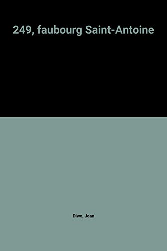 couverture de : 249, faubourg Saint-Antoine