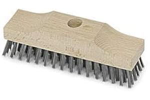 REINICA Stahldrahtschrubber 22 cm Schrubber mit Stahlborsten Drahtborstenschrubber