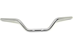STREETPARTS 24 Chrom Lenker Flach passend für Hercules Prima/Zündapp GTS KS C 50 / Simson Mofa Moped Mokick