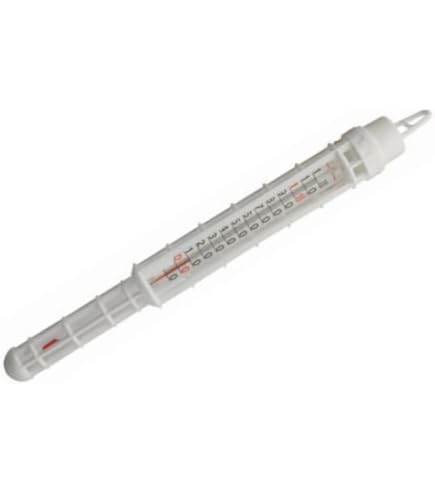 Termometro Con Gabbia PVC 340 Mm - Per Misurare Temperatura Di Vino, Birra, Latte E Liquidi