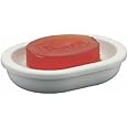 Branco URO Plastic Soap Dish Set, Soap Dish for Bathroom, Soap Holder Soap-Case Combo Set, Pack of 2