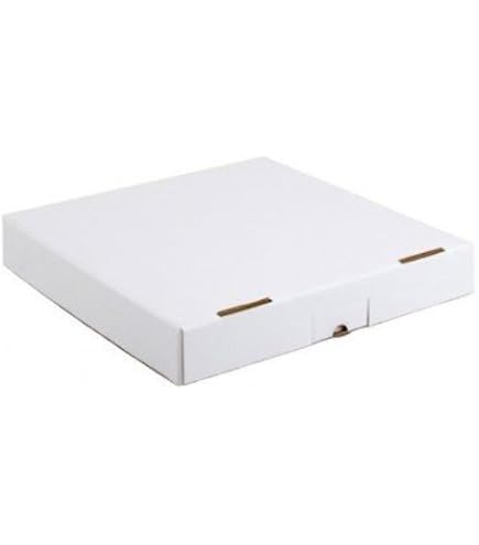 PZ 100 Scatole Per Pizza Rettangolari In Cartone Ecologico, 30x40 Cm, Confezione Da 100 Pezzi, Ideali Per Pizze, Piadine E Panini