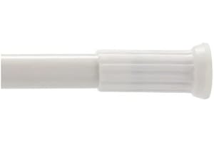 Acomoda Textil - Barra Extensible para Cortina Ducha, Armario y Cocina. Barra Multifunción Ajustable, Extensible, Resistente, Antioxidante y Adaptable a Múltiples Superficies. (140x260 cm)