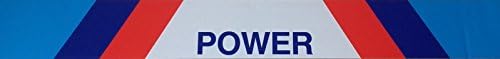 M POWER 135 x 15 cm Front Windscreen Sticker Fade Strip
