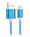 Produktbild Huawei P20 Pro, P20, P20 Lite Stark verstärktes Nylon geflochten 2 Meter Schnelle Aufladung Typ-C USB Datenkabel / Aufladen / Sync / Übertragen von Blei-Kabel [Metall-Anschlüsse] [USB-C auf USB A] [Unterstützt USB 3.1] Blue / Blau