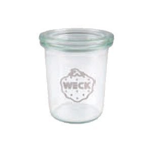 12er Pack Weck Gläser Vorspeisen Dessert Glas mit Deckel 160ml Höhe 8,5cm Einmachglas Einkochglas