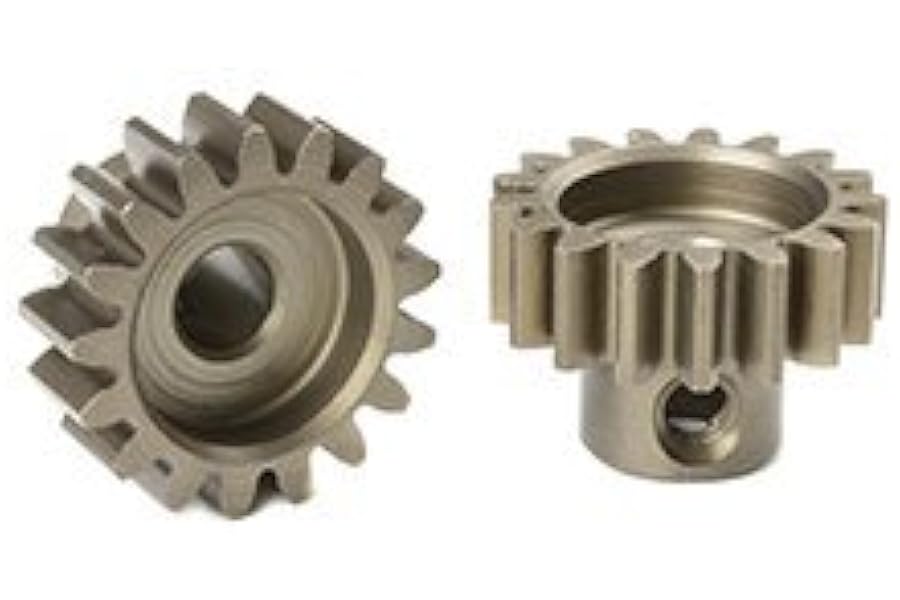 Corally M1.0 Pinion Short Hardened Steel 17 Teeth Shaft Dia. 5mm Mod1