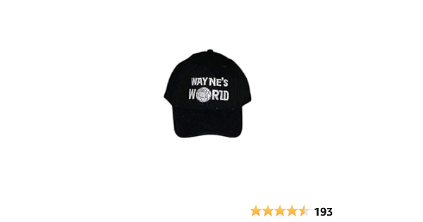 Wayne's World Embroidered Baseball Cap 
