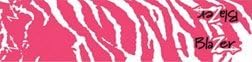 Blazer Carbon Wrap 4" Pink &amp; White Tiger