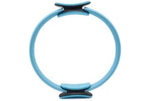 QIANDERER Pilates Ring Magic Circle With Double Handle for Yoga | Fitness Ring Inner Thigh Exerciser For Women and Men | Resistance Yoga Circle