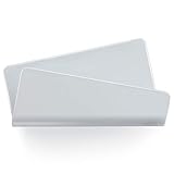 Soporte para teléfono de montaje en pared: proporcione a su teléfono y tableta un puerto seguro durante la carga, puede usarse en papel tapiz liso y uniforme, lima, azulejos, acero inoxidable, vidrio, madera y superficie de metal, etc. NOTA: no puede sujetarse el teléfono con estuches gruesos.