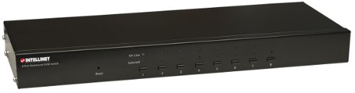Intellinet 8-Port Rackmount KVM Switch (Combo USB + PS/2, On-Screen Display, inklusive Kabel) 506441 - 2