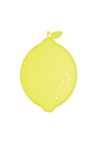 Kitchen Craft Antihaft-Schneidebrett, Form einer Zitrone, doppelseitig, 20 x 29 x 1 cm, Schneiden ud Servieren, Gelb