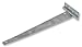 Produktbild T-HINGE, GALVANISED H/DUTY, 16" PK2 D00920 By DURATOOL