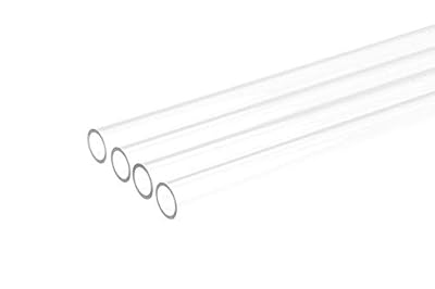 Alphacool 18439 durtuyau 13/10mm Plexi Transparent 60cm - 4 pièce Refroidissement par Eau Tubes rigides